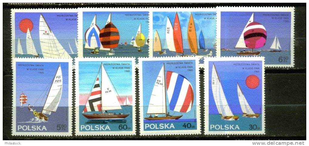 POLOGNE N° 1440 A 1447 ** - Unused Stamps