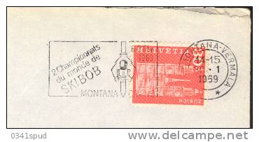 1969 Suisse Montana Vermala SKI BOB - Hiver