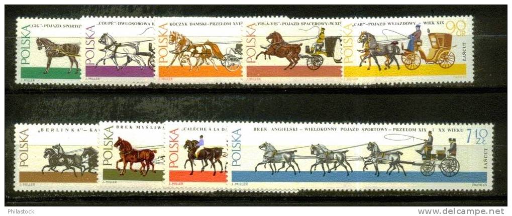 POLOGNE N° 1495 A 1503 ** - Ongebruikt