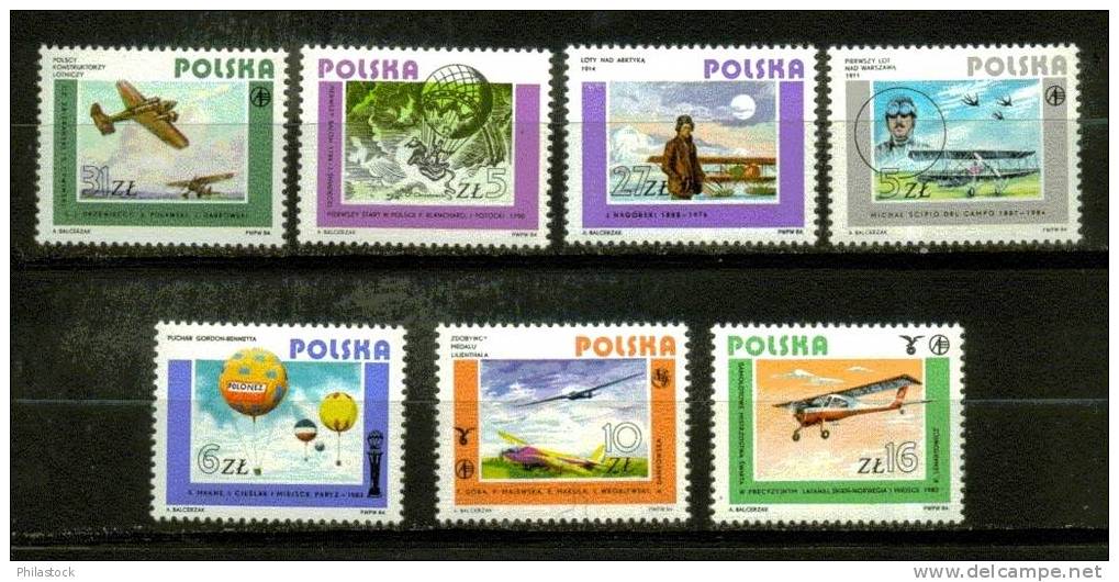 POLOGNE N° 2751 A 2757 ** - Ungebraucht