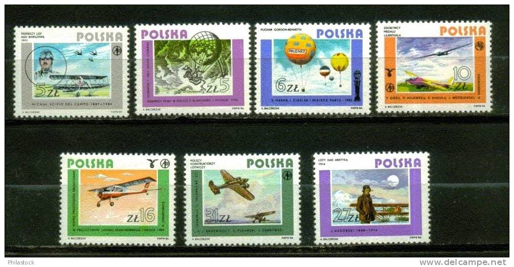 POLOGNE N° 2751 A 2757 ** - Ungebraucht