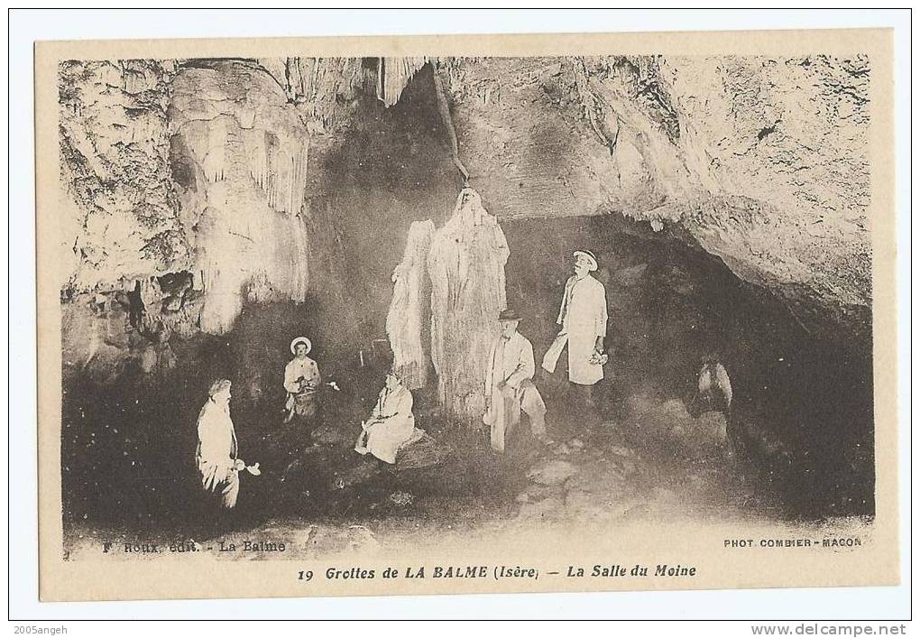 38 Dép.- Grottes De La Balme (Isère) - La Salle Du Moine. - La Balme-les-Grottes