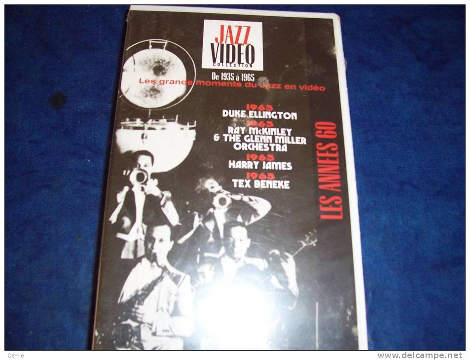 K7  VIDEO LES  GRAND  MOMENTS DU JAZZ   1935 / 1965 - Jazz