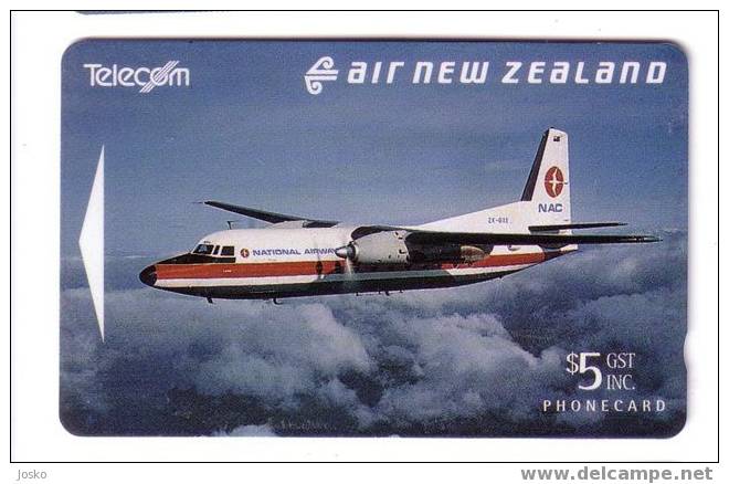 F 27  ( New Zealand Mint And Rare Card )*** Air - Plane &ndash; Avion - Airplane &ndash; Aircraft - Planes - Flugzeug Ae - New Zealand