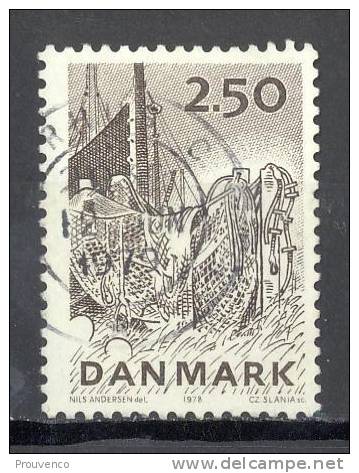 DANEMARK 1978 YT 672   FILETS DE PECHE   OB. USED  TB ++ - Usati