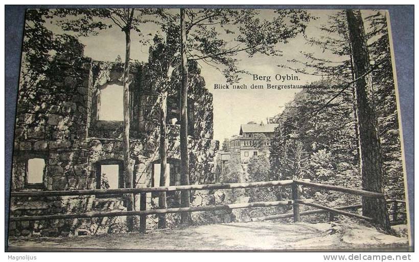 Germany,Oybin,Bath,Spa,Bergrestaurant,vintage Postcard - Oybin