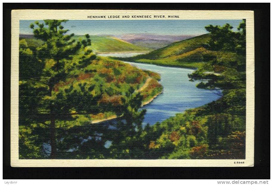 Henhawk Ledge And Kennebec River, Maine - Andere & Zonder Classificatie