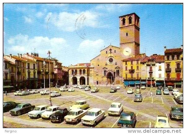 3011/FG/08 - LODI - Piazza Della Vittoria, Il Duomo, Con Auto, Autos,car - Lodi