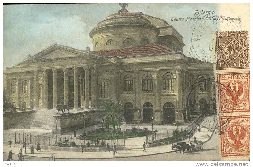 ITALIE - Sicile - Palermo - Teatro Massimo Vittorio Emanuele - Palermo