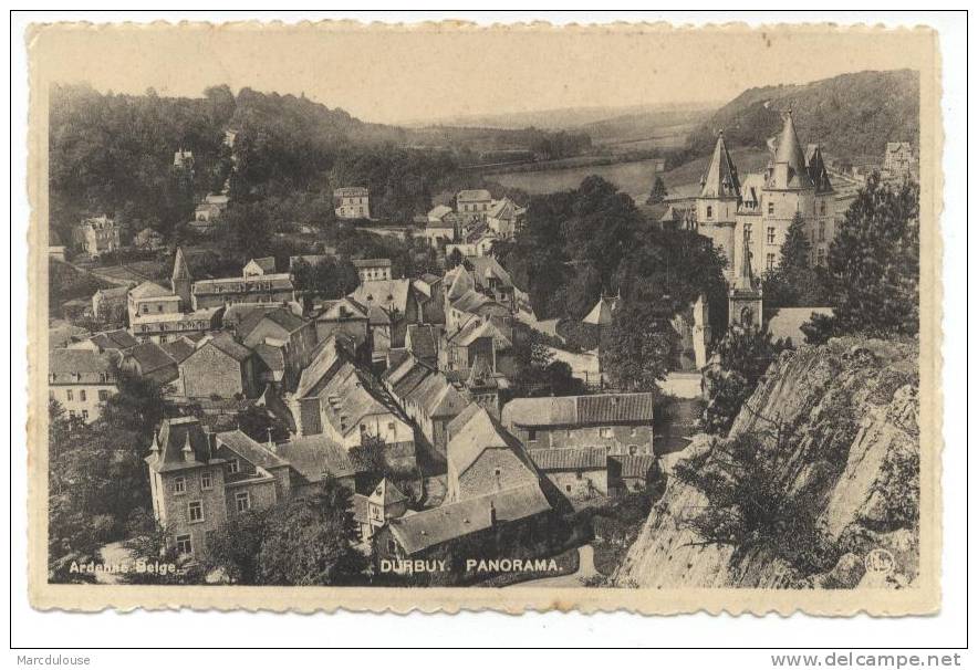 Durbuy. Panorama. Ardenne Belge. Belgische Ardennen. Timbre - Postzegel N° 420. - Durbuy
