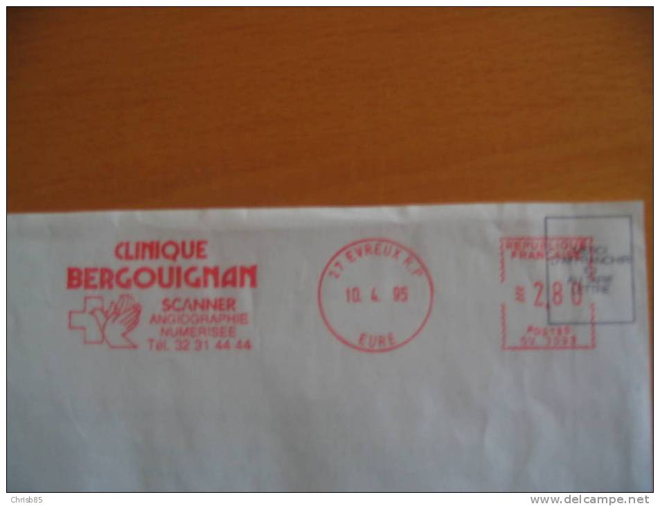 OBLITERATION OISEAUX FRANCE EMA 1995 - Mechanical Postmarks (Advertisement)