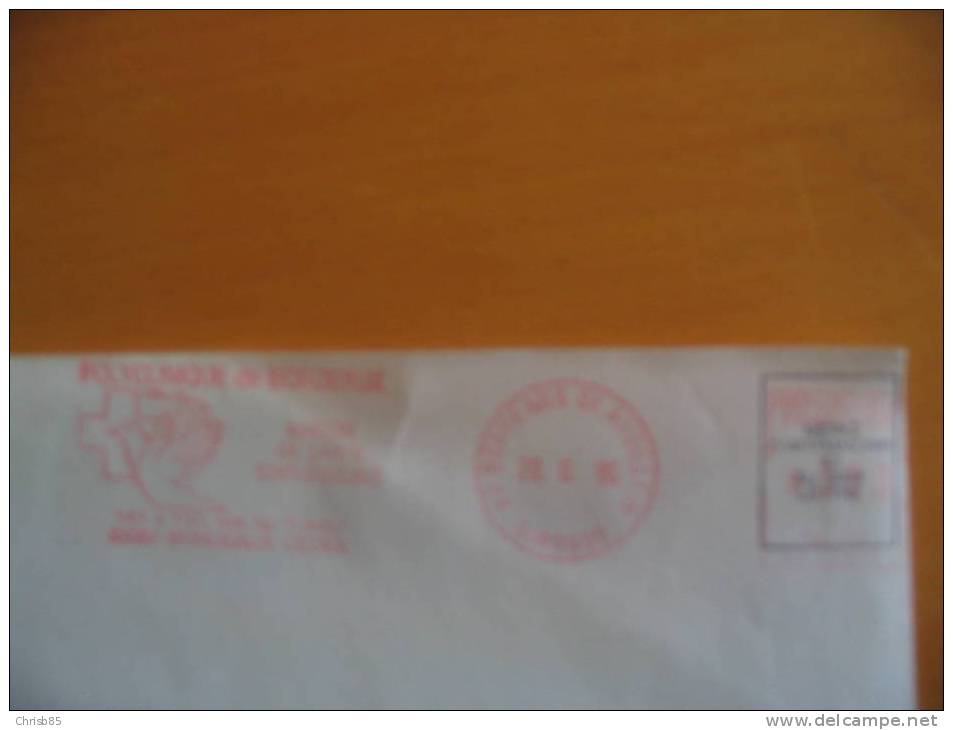 OBLITERATION OISEAUX FRANCE EMA 1996 - Mechanical Postmarks (Advertisement)