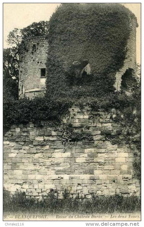 33 BLANQUEFORT Ruine Du Château Duras - Blanquefort