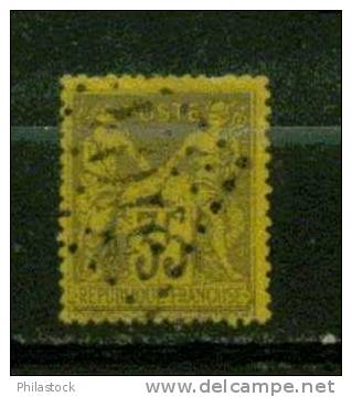 CHINE Timbre De France N° 93 Obl. GC 5104 Shangai Rare - Sonstige & Ohne Zuordnung