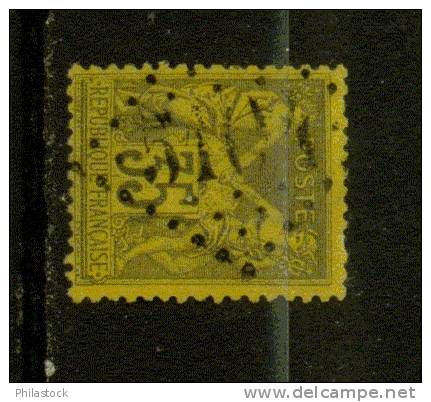 CHINE Timbre De France N° 93 Obl. GC 5104 Shangai Rare - Autres & Non Classés