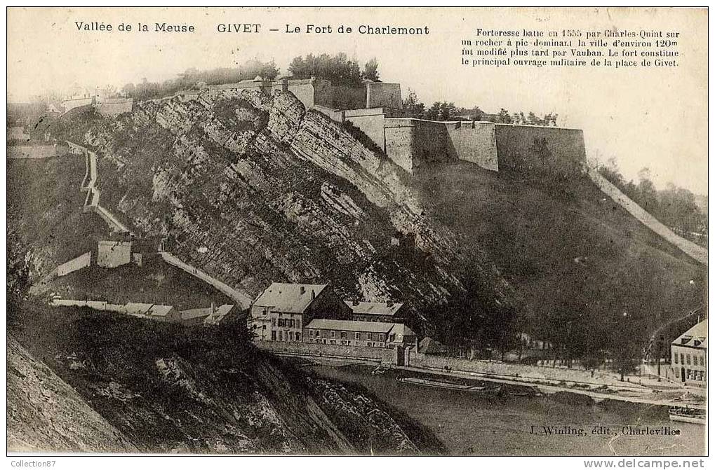 08 - ARDENNES - GIVET - LE FORT MILITAIRE De CHARLEMONT - CONSTRUIT Par CHARLES QUINT Et MODIFIE Par VAUBAN - Givet