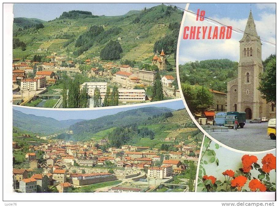 LE CHEYLARD -     3  Vues - N° 74521 - Le Cheylard