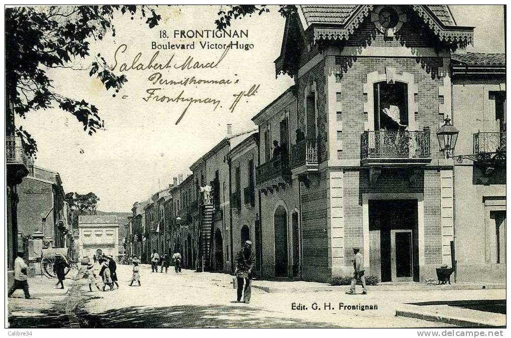 HERAULT FRONTIGNAN Boulevard Victor Hugo (1919 GH) - Frontignan