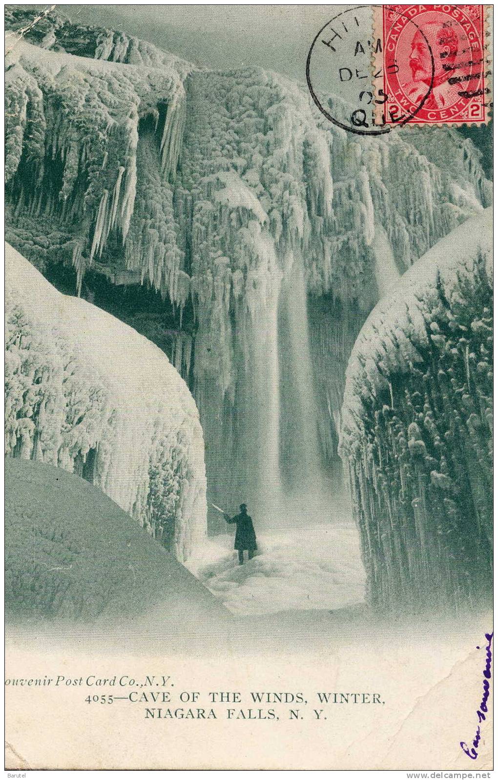 BUFFALO (Environs) [New York ~ Etats Unis] - Cave Of The Winds, Winter. Niagara Falls - Buffalo