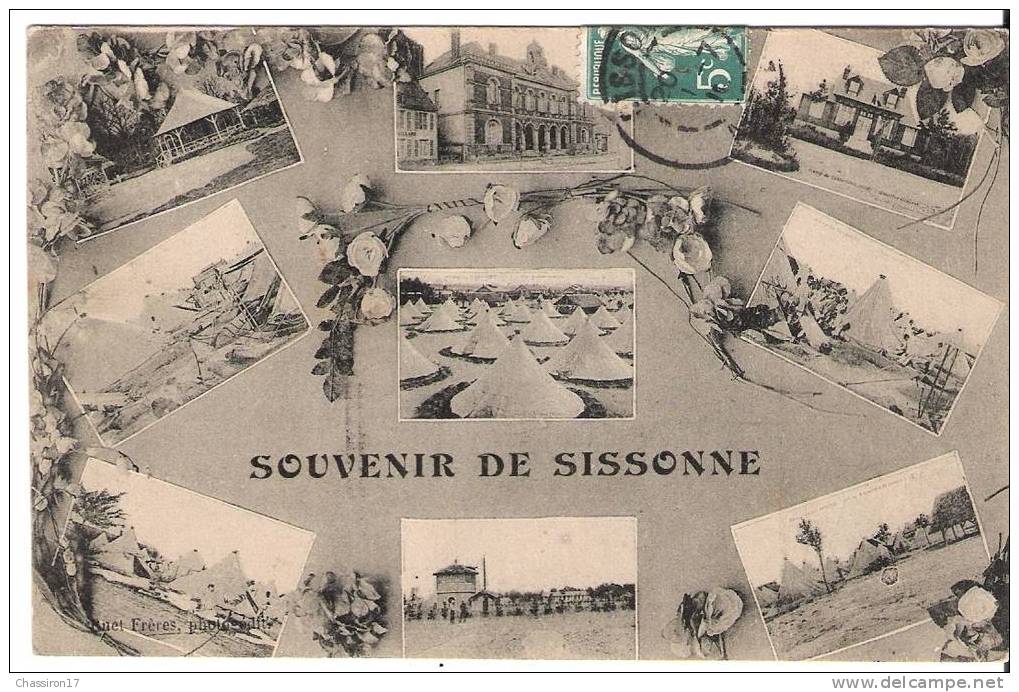 02 - Souvenir De  SISSONNE  -  Multivues - Sissonne