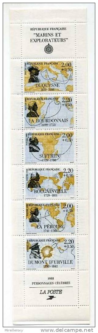 CARNET PERSONNAGES CELEBRES LES MARINS ET EXPLORATEURS DUQUESNE LA BOURBONNAIS SUFFREN BOUGAINVILLE LA PEROUSE DUMONT - Erforscher