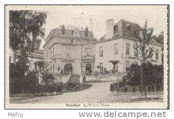 BOITSFORT - La Maison Haute - Watermaal-Bosvoorde - Watermael-Boitsfort