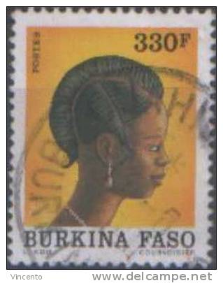 BURKINA FASO 1993 -  Coiffure Burkinabé - Oblitéré - 878 - Burkina Faso (1984-...)