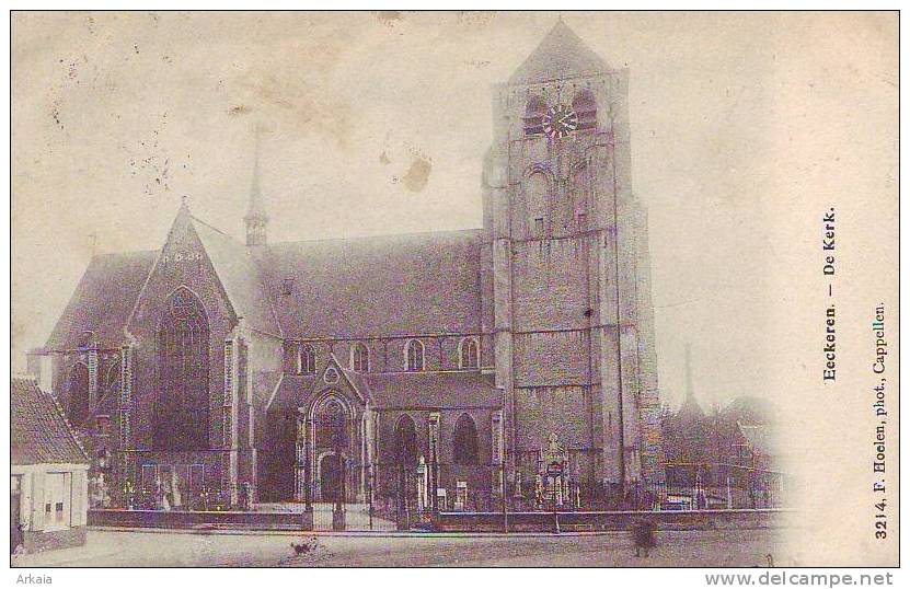 EECKEREN = De Kerk (Phot. F. Hoelen  N° 3214) - Autres & Non Classés