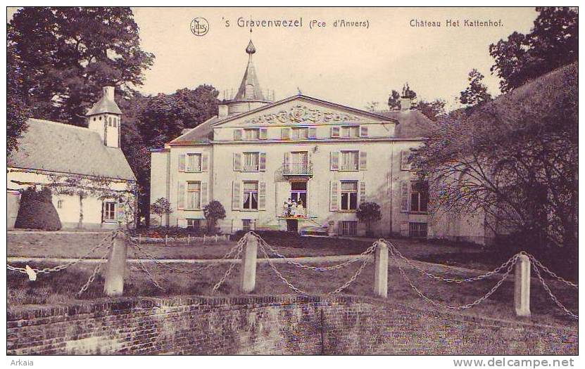 's GRAVENWEZEL = Château Het Kattenhof (nels  Bxl  N° 9) écrite - Andere & Zonder Classificatie