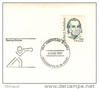 1987 USA   Boxe Boxing Pugilato  Sur Lettre éntiere - Boxe