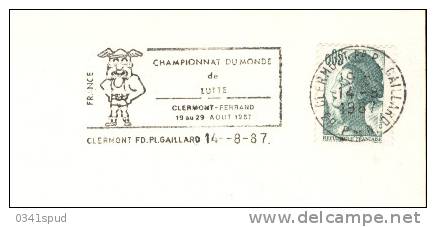 1987 France 63    Clermont Fd  Lutte Wrestling Lotta Ringen - Wrestling