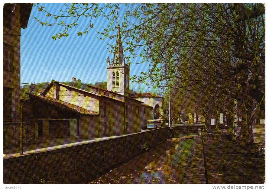 01 / MONTLUEL / LES QUAIS DE LA SEREINE / RARE CPSM 1968 - Montluel