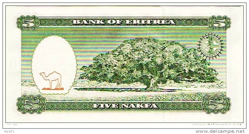 5 Nakfa "ERYTHREE"   24 Mai  1997 UNC     Ble 26 - Erythrée