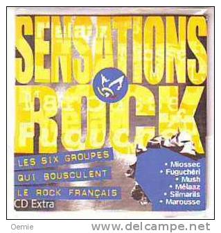 SENSATIONS  ROCK  LES 6 GROUPES QUI BOUSCULENT LE ROCK FRANCAIS   °°°°°°°  CD  PROMOTIONNEL - Rock