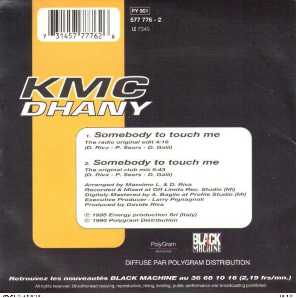 KMC   FEAT   DHANY  °   CD 2 TITRES  NEUF SOUS CELLOPHANE - Andere - Engelstalig
