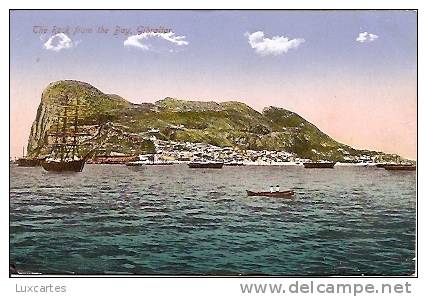 THE ROCK FROM THE BAY,GIBRALTAR. - Gibilterra