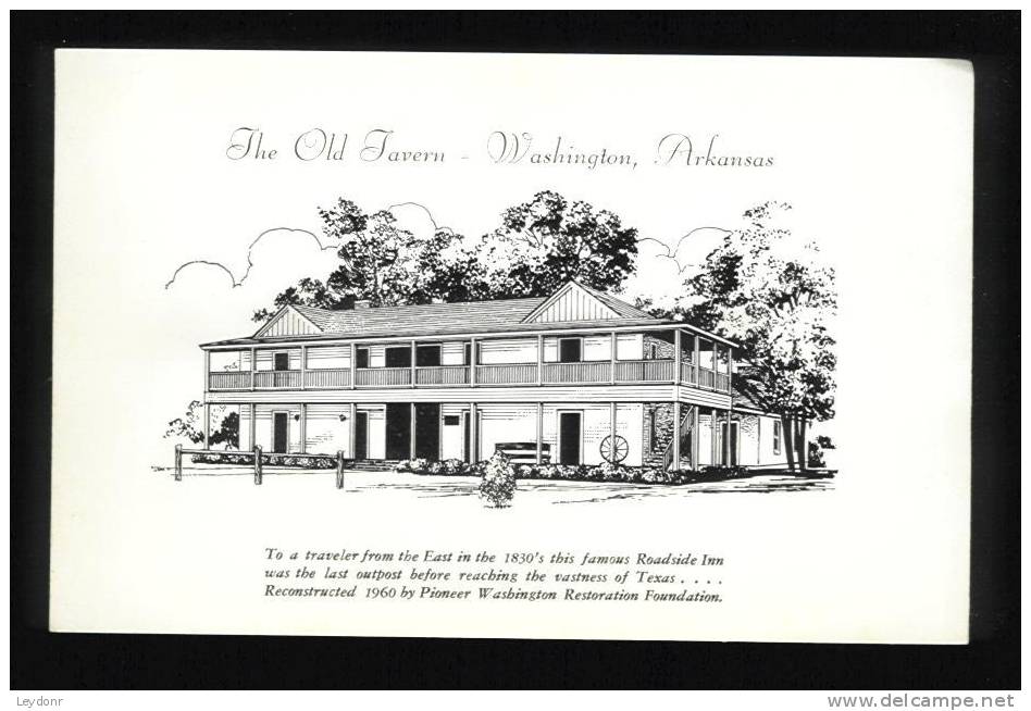 The Old Tavern - Washington, Arkansas - Altri & Non Classificati