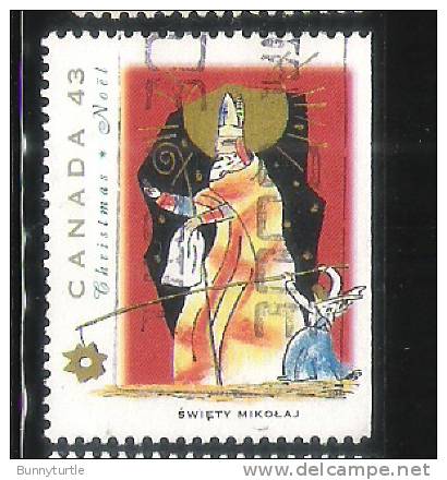 Canada 1993 Christmas Swiety Mikolaj Used - Oblitérés