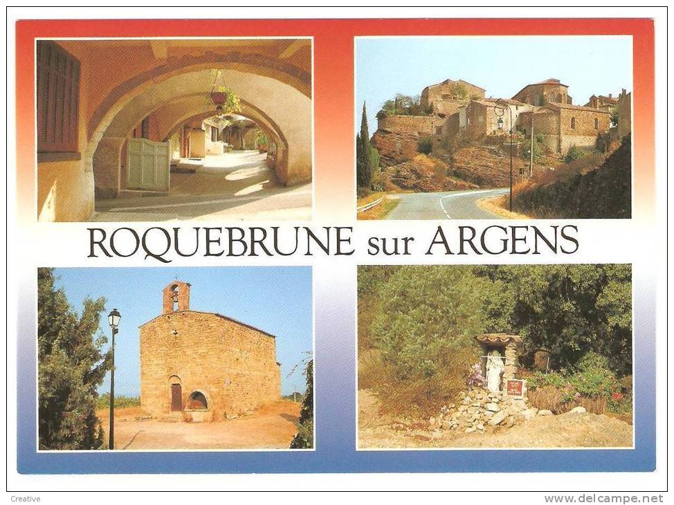 Vue Générale       ROQUEBRUNE SUR ARGENS  écrit - Roquebrune-sur-Argens