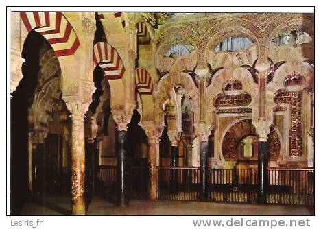 CP - CORDOBA - VUE DU MINARET DE LA MOSQUEE -  VISTA DEL MIHRAB DE LA MEZQUIRA - 10206 - Córdoba