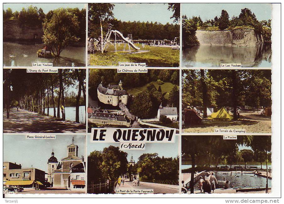 CPSM à Plusieurs Vues De Le Quesnoy (Nord 59) - Le Quesnoy