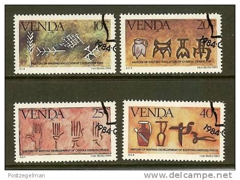 VENDA 1984 CTO Stamp(s) History Of Writing 86-89 - Venda