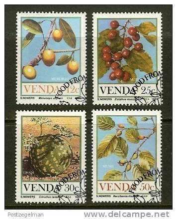 VENDA 1985 CTO Stamp(s) Food From The Veld 112-115 - Agriculture