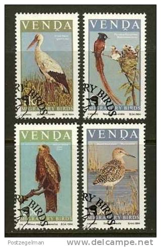 VENDA 1984 CTO Stamp(s) Migratory Birds 91-94 - Other & Unclassified