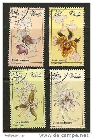 VENDA 1981 CTO Stamp(s) Orchids 46-49 - Orchids