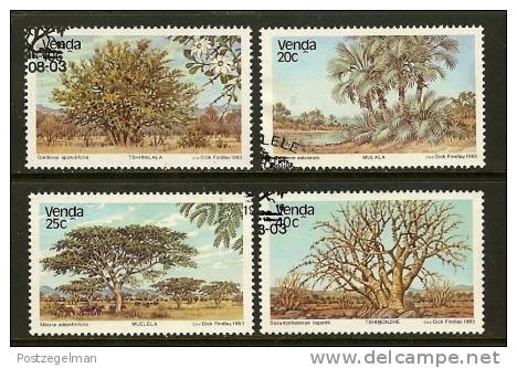 VENDA 1983 CTO Stamp(s) Indigenous Trees 78-81 - Trees