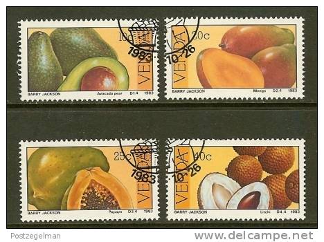 VENDA 1983 CTO Stamp(s) Tropical Fruit 82-85 - Fruits