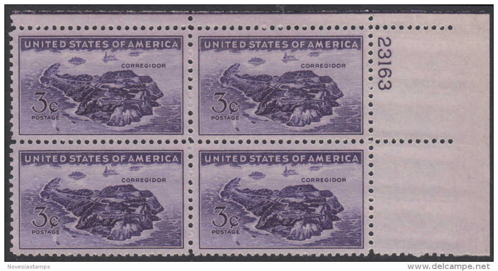 !a! USA Sc# 0925 MNH PLATEBLOCK (UR/23163/a) - Philippines - Unused Stamps