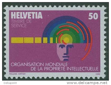 Switzerland Schweiz Suisse 1985 Mi 5 YT S463 ** OMPI - Intellectual Property / Geistiges Eigentum / Intellectuelle - Unused Stamps