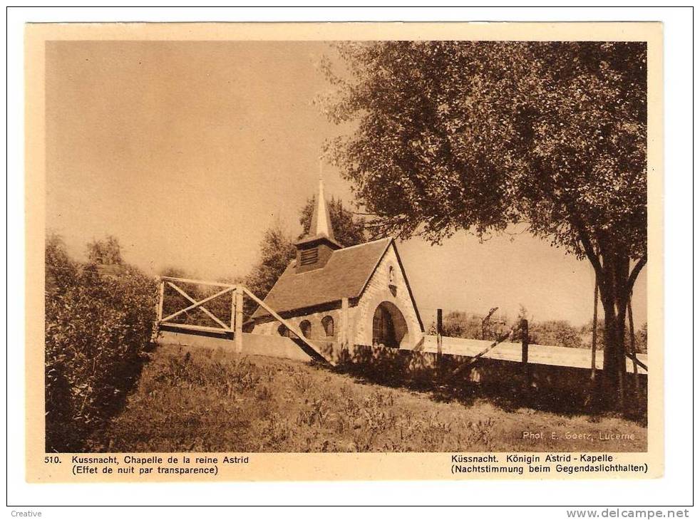 Kussnacht,chapelle De La Reine Astrid - Küssnacht